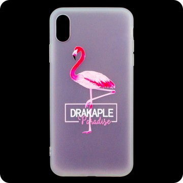 Чехол силиконовый Summer Apple iPhone X, XS Flamingo в Одессе