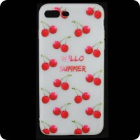 Чехол силиконовый Summer Apple iPhone 7 Plus, 8 Plus Small Cherry