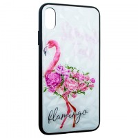 Чехол накладка Prisma Apple iPhone XS Max Flamingo