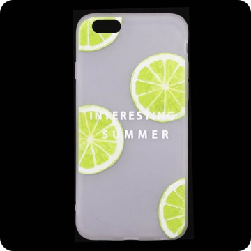 Чехол силиконовый Summer Apple iPhone 6, 6S Lime в Одессе