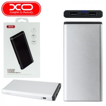 Power Bank XO PB40 10000 mAh серебристый в Одессе