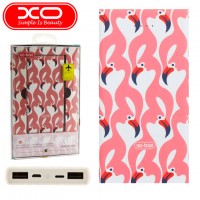 Power Bank XO PB28 Flamingo 13000 mAh белый