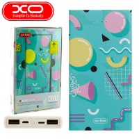 Power Bank XO PB28 Abstraction 13000 mAh бирюзовый