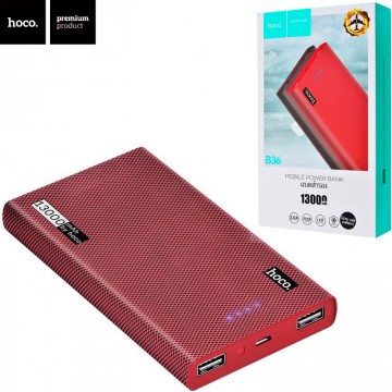 Power Bank Hoco B36 Wooden mobile 13000 mAh Original Red Cell Pattern в Одессе