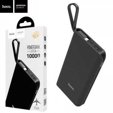 Power Bank Hoco J25A With Cable Micro 10000 mAh Original черный в Одессе