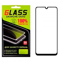 Защитное стекло Full Glue Samsung A20 2019 A205 black Glass