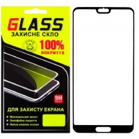 Защитное стекло Full Glue Huawei P20 black Glass