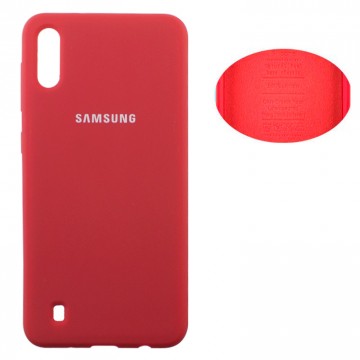 Чехол Silicone Cover Full Samsung M10 2019 M105 красный в Одессе