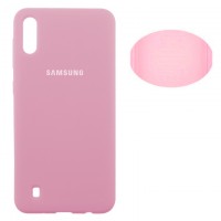 Чехол Silicone Cover Full Samsung M10 2019 M105 розовый