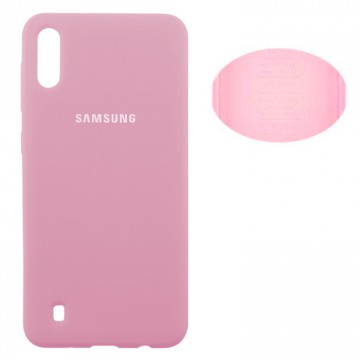Чехол Silicone Cover Full Samsung M10 2019 M105 розовый в Одессе