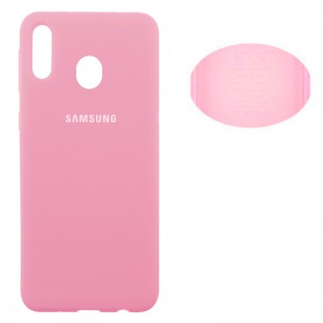 Чехол Silicone Cover Full Samsung M20 2019 M205 розовый в Одессе