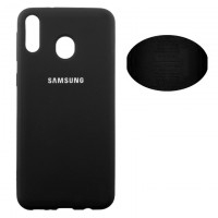 Чехол Silicone Cover Full Samsung M20 2019 M205 черный