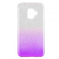 Чехол силиконовый Shine Samsung A6 2018 A600 градиент фиолетовый
