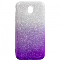 Чехол силиконовый Shine Samsung J7 2017 J730 градиент фиолетовый