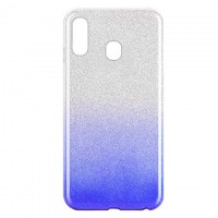 Чехол силиконовый Shine Samsung A40 2019 A405 градиент синий