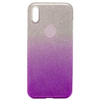 Чехол силиконовый Shine Apple iPhone XS Max градиент фиолетовый