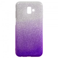 Чехол силиконовый Shine Samsung J6 Plus 2018 J610 градиент фиолетовый