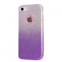 Чехол силиконовый Shine Apple iPhone 6 градиент фиолетовый