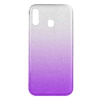 Чехол силиконовый Shine Samsung A20 2019 A205, A30 2019 A305 градиент фиолетовый