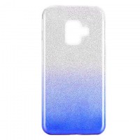 Чехол силиконовый Shine Samsung A6 2018 A600 градиент синий