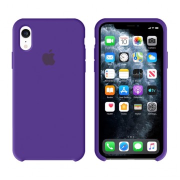 Чехол Silicone Case Original iPhone XR №30 (Dark purple) (N34) в Одессе