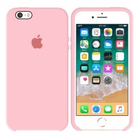 Чехол Silicone Case Original iPhone 5, 5S № 6 (Rose pink) (N06)