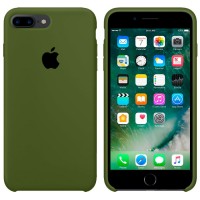 Чехол Silicone Case Original iPhone 7 Plus, 8 Plus №48 (Pine forest green) (N45)