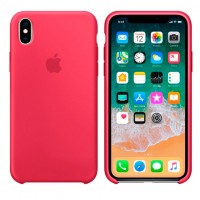 Чехол Silicone Case Original iPhone XS Max №25 (Camellia Red) (N25)