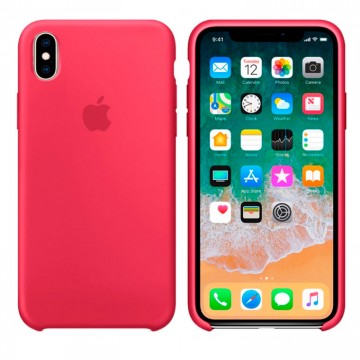 Чехол Silicone Case Original iPhone XS Max №25 (Camellia Red) (N25) в Одессе