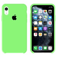 Чехол Silicone Case Original iPhone XR №66 (Brilliant green) (N40)