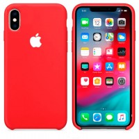 Чехол Silicone Case Original iPhone XS Max №33 (China red) (N31)