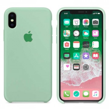 Чехол Silicone Case Original iPhone X, XS №17 (light blue) (N17) в Одессе