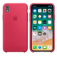 Чехол Silicone Case Original iPhone XR №25 (Camellia Red) (N25)