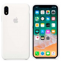 Чехол Silicone Case Original iPhone XR № 9 (White) (N09)