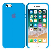 Чехол Silicone Case Original iPhone 5, 5S № 3 (Deep Lake Blue) (N03)