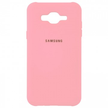 Чехол Silicone Case Full Samsung J7 2015 J700, J7 Neo J701 розовый в Одессе