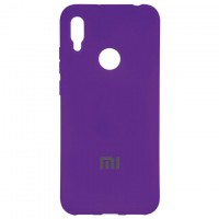 Чехол Silicone Case Full Xiaomi Redmi Note 7 фиолетовый