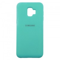 Чехол Silicone Case Full Samsung J2 Core 2018 J260 бирюзовый