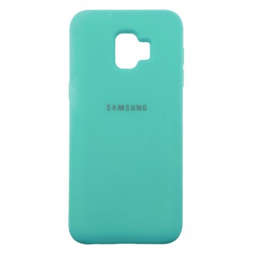 Чехол Silicone Case Full Samsung J2 Core 2018 J260 бирюзовый в Одессе