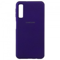 Чехол Silicone Case Full Samsung A7 2018 A750 фиолетовый