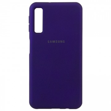 Чехол Silicone Case Full Samsung A7 2018 A750 фиолетовый в Одессе