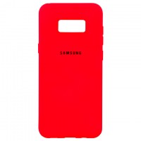 Чехол Silicone Case Full Samsung S8 Plus G955 красный