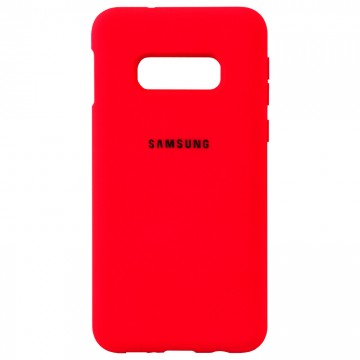 Чехол Silicone Case Full Samsung S10E G970 красный в Одессе