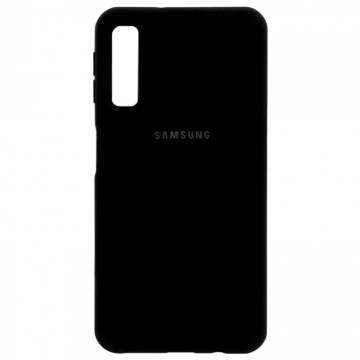 Чехол Silicone Case Full Samsung A7 2018 A750 черный в Одессе