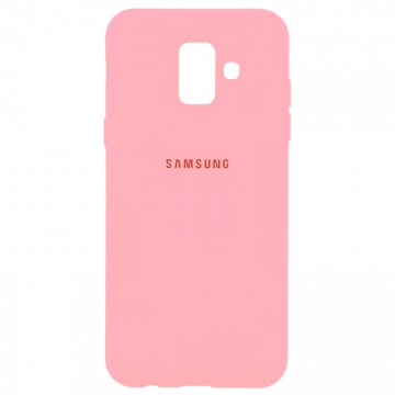 Чехол Silicone Case Full Samsung A6 2018 A600 розовый в Одессе