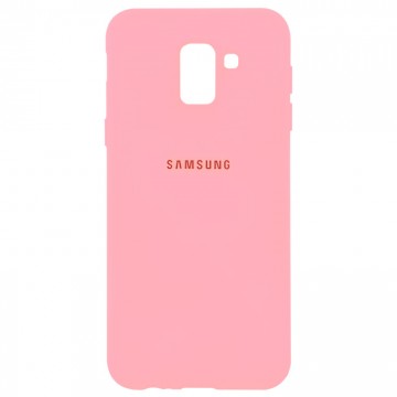 Чехол Silicone Case Full Samsung J6 2018 J600 розовый в Одессе