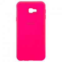 Чехол Silicone Case Full Samsung J4 Plus 2018 J415 малиновый