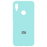 Чехол Silicone Case Full Xiaomi Redmi Note 7 бирюзовый