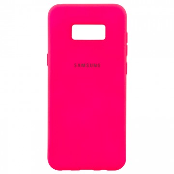 Чехол Silicone Case Full Samsung S8 Plus G955 малиновый в Одессе