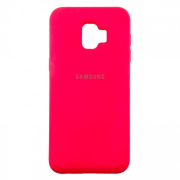 Чехол Silicone Case Full Samsung J2 Core 2018 J260 малиновый в Одессе